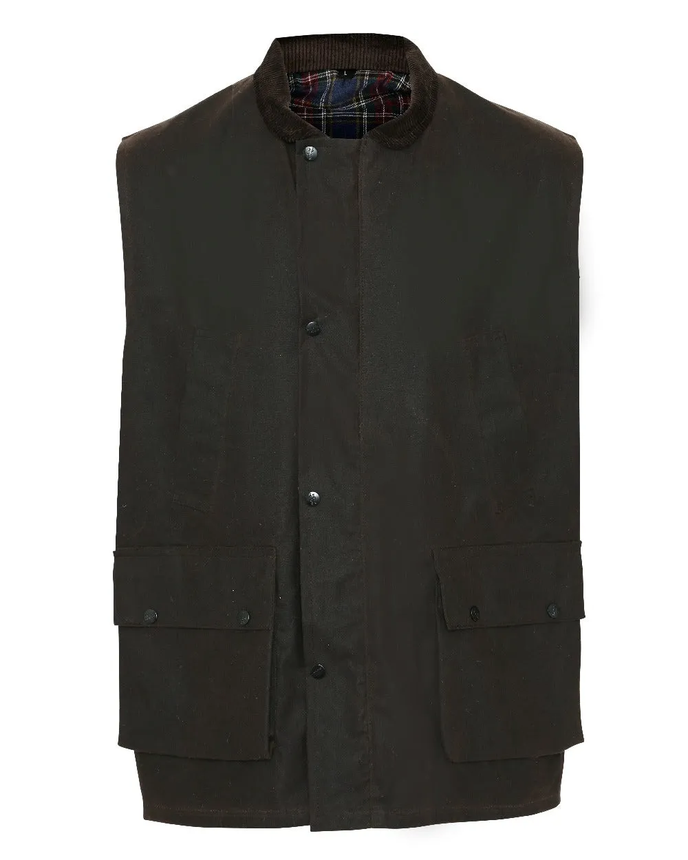 Champion Lanark Waxed Cotton Waistcoat Men's Denim Button Shirts