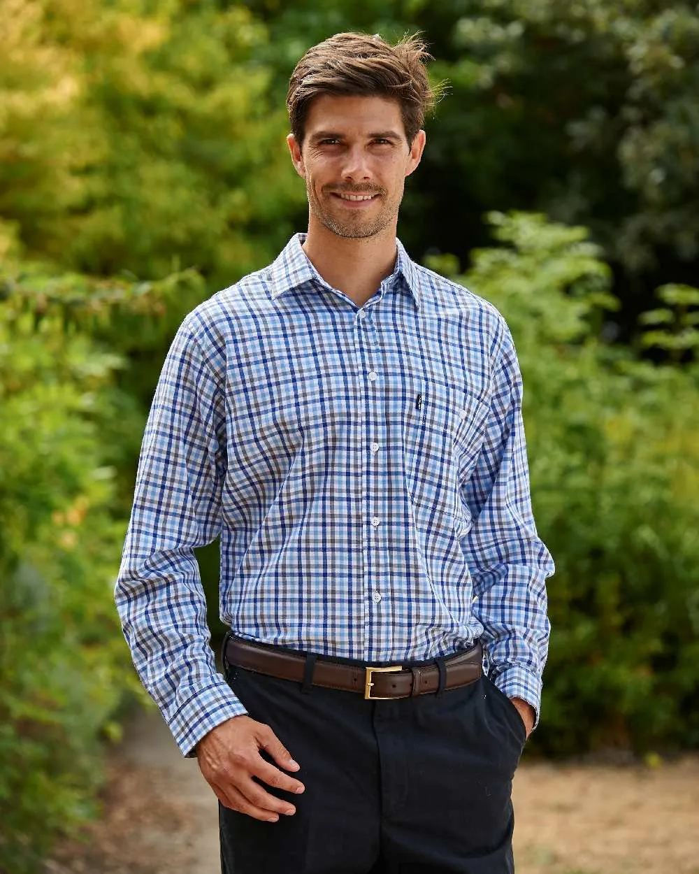Champion Lyndhurst Check Shirt Champion Polo Shirts Men