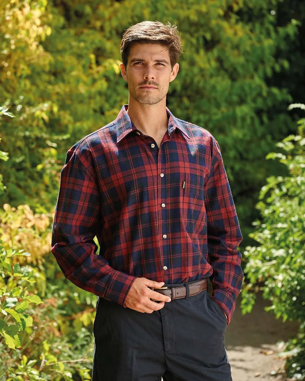 Champion Matlock Tartan Shirt Workwear Button Shirts