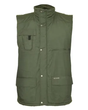 Champion Peak Multi-Pocket Padded Bodywarmer Brushed Tartan Shirts