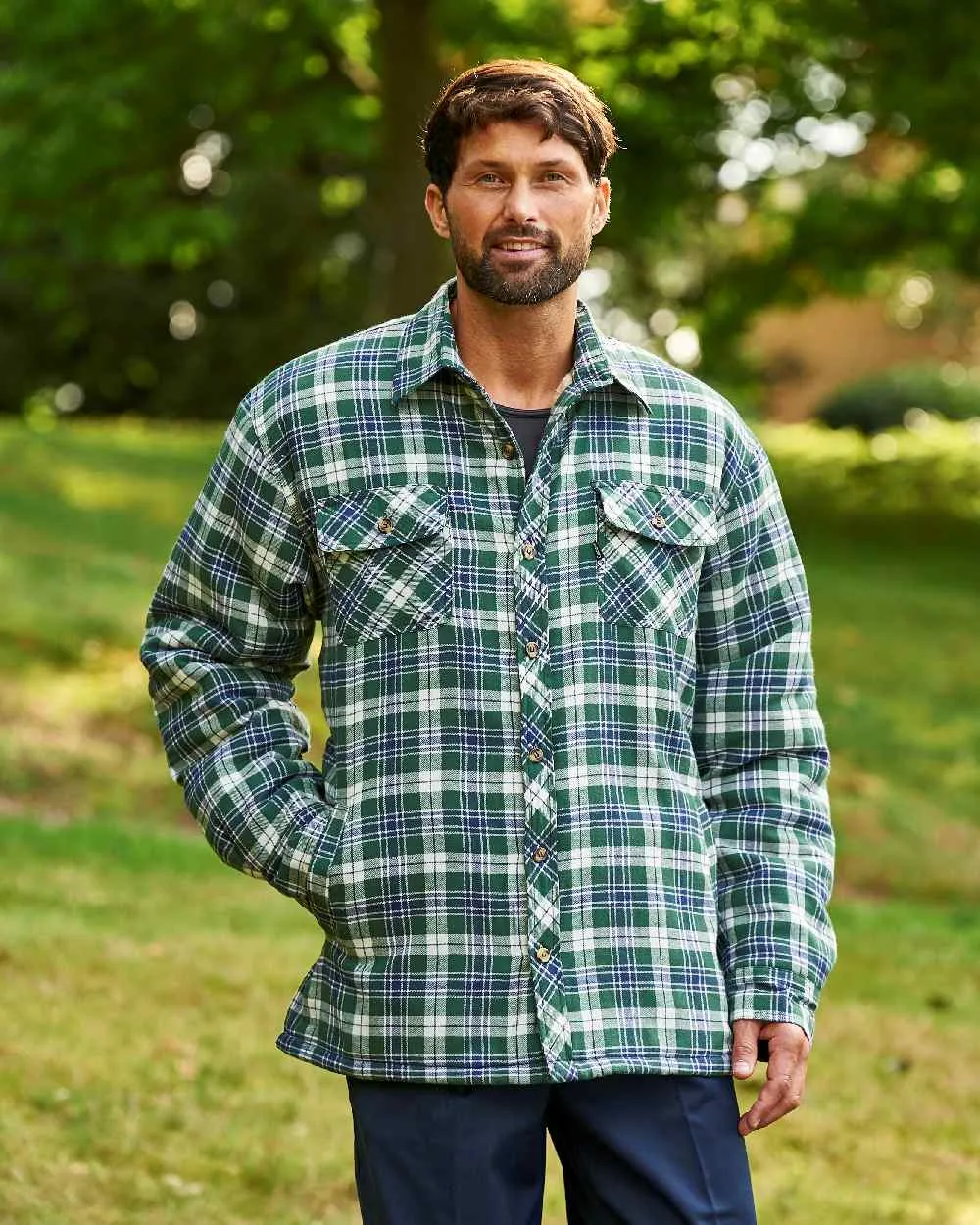 Champion Pennine Fleece Lined Shirt Workwear Button Shirts