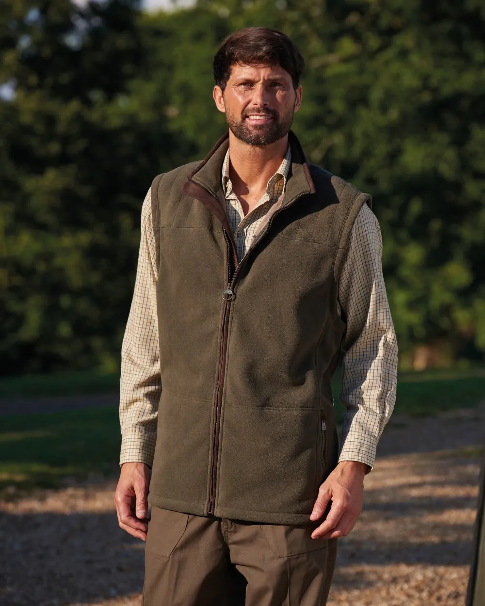 Champion Portree Fleece Gilet Long Sleeve Cotton Shirts