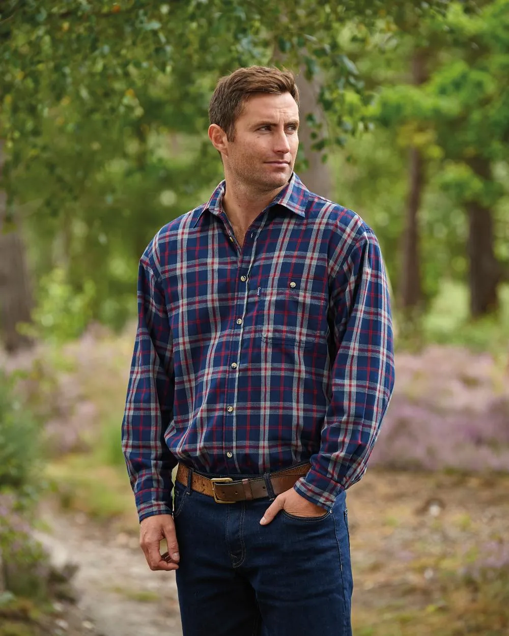 Champion Stroud Micro Fleece Lined Shirt Cotton Farming Shirts