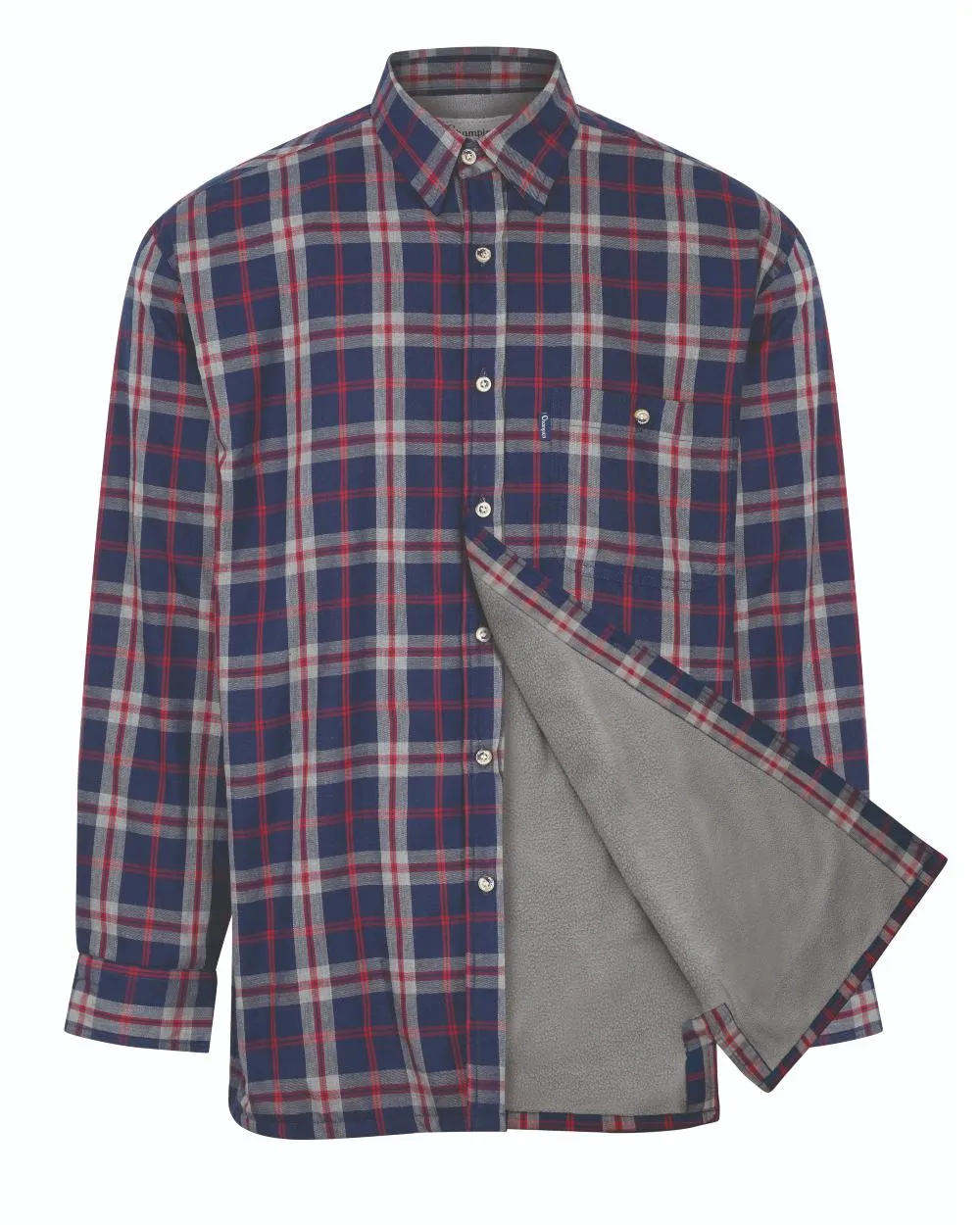 Champion Stroud Micro Fleece Lined Shirt Men's Farming Plaid Shirts