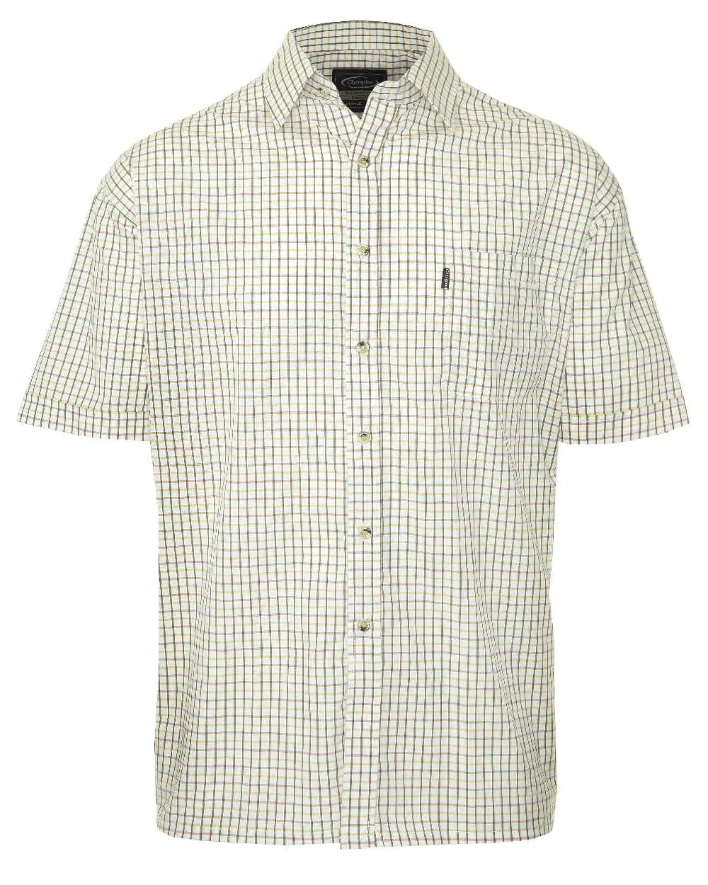 Champion Tattersall Short Sleeved Shirt Lightweight Summer Shirts