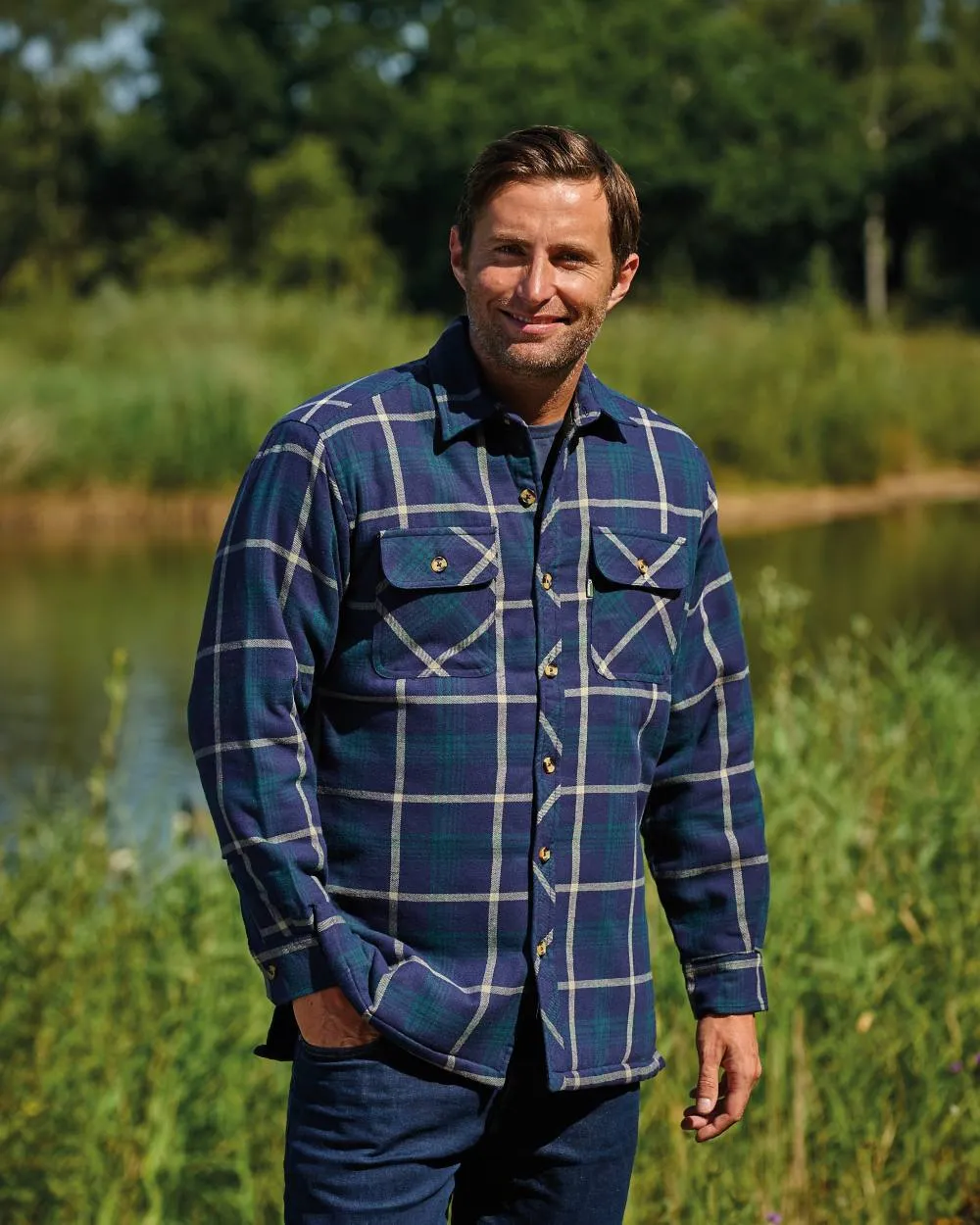 Champion Totnes Quilted Padded Shirt Workwear Button Shirts