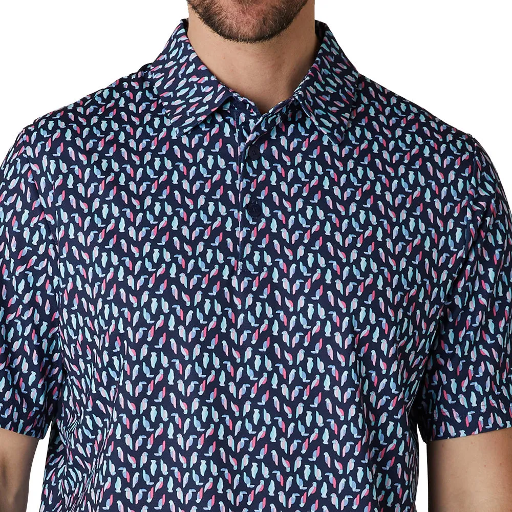 Callaway All Over Birdie Polo Shirt - Peacoat Rule the Streets The Fast Lane Choice