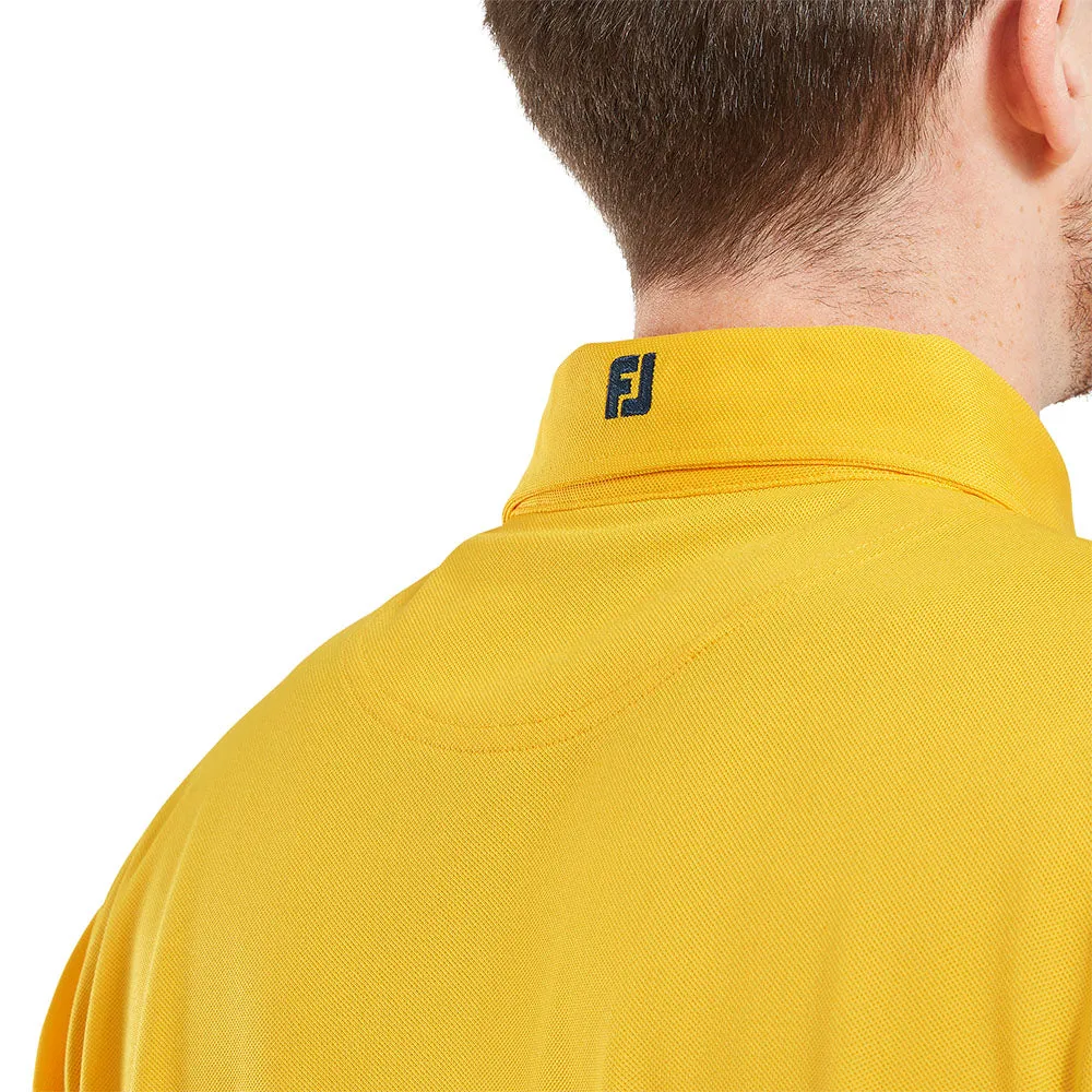 Independence Day Sale Footjoy Stretch Pique Solid Polo Shirt - Taxi