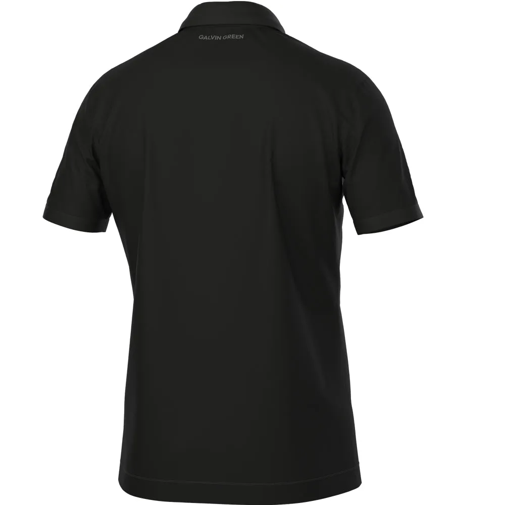 Galvin Green Maximilian Polo Shirt - Black Redefine Classic Power Every Step