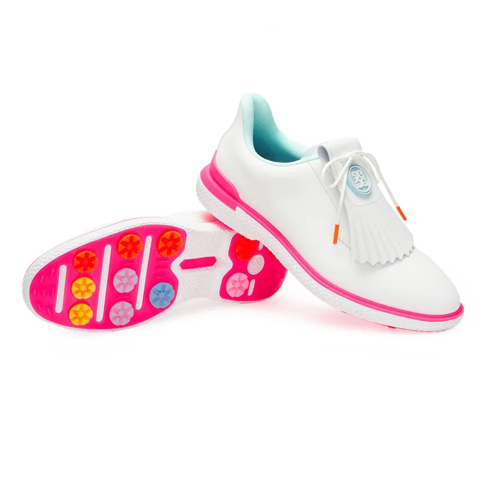 G/Fore Women'S Gallivan2R Kiltie Golf Shoes - Snow/Multi Make a Statement