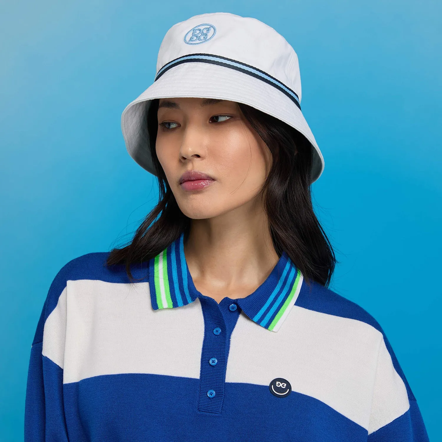 G/Fore Women'S Happy G'S Merino Wool Rugby Sweater - Lisbon Own the Streets