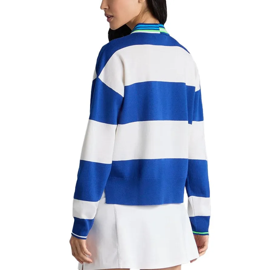 G/Fore Women'S Happy G'S Merino Wool Rugby Sweater - Lisbon Engineered for Speed