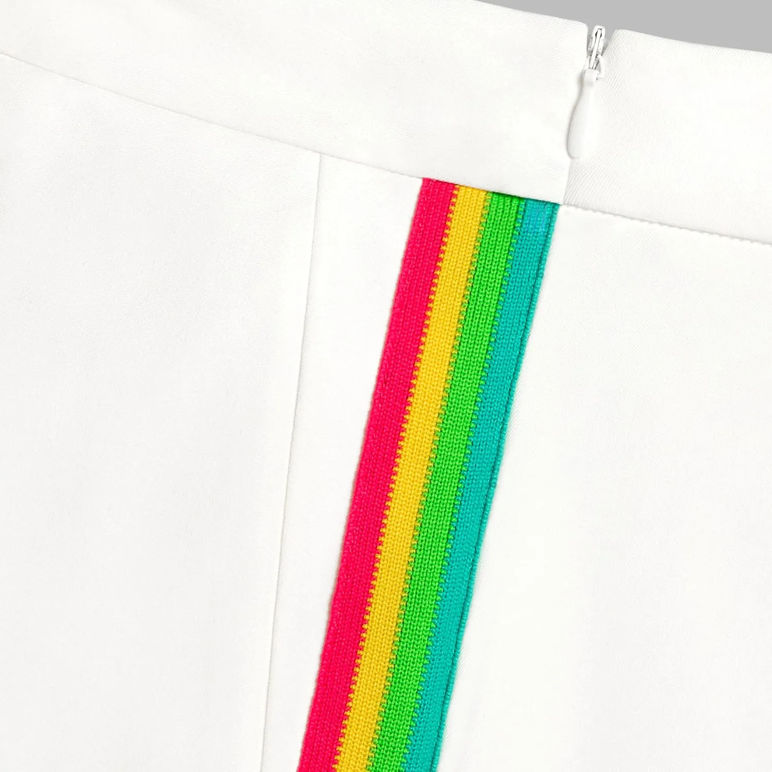 G/Fore Women'S Stretch Performance Golf Skort - Chalk White Game-Changer Footwear
