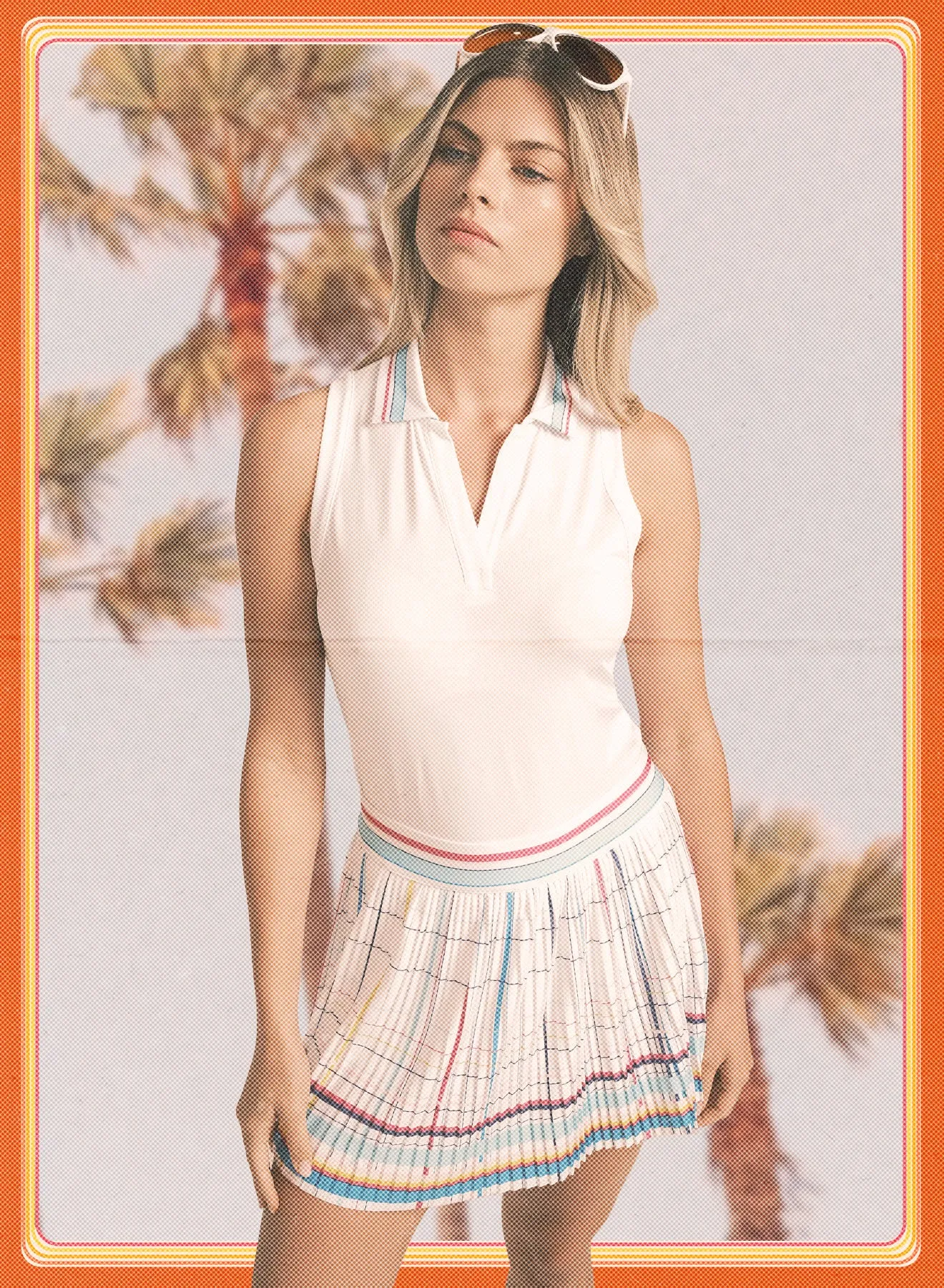 Chic Show Sleeveless Polo Own Every Step The Fast Lane Choice