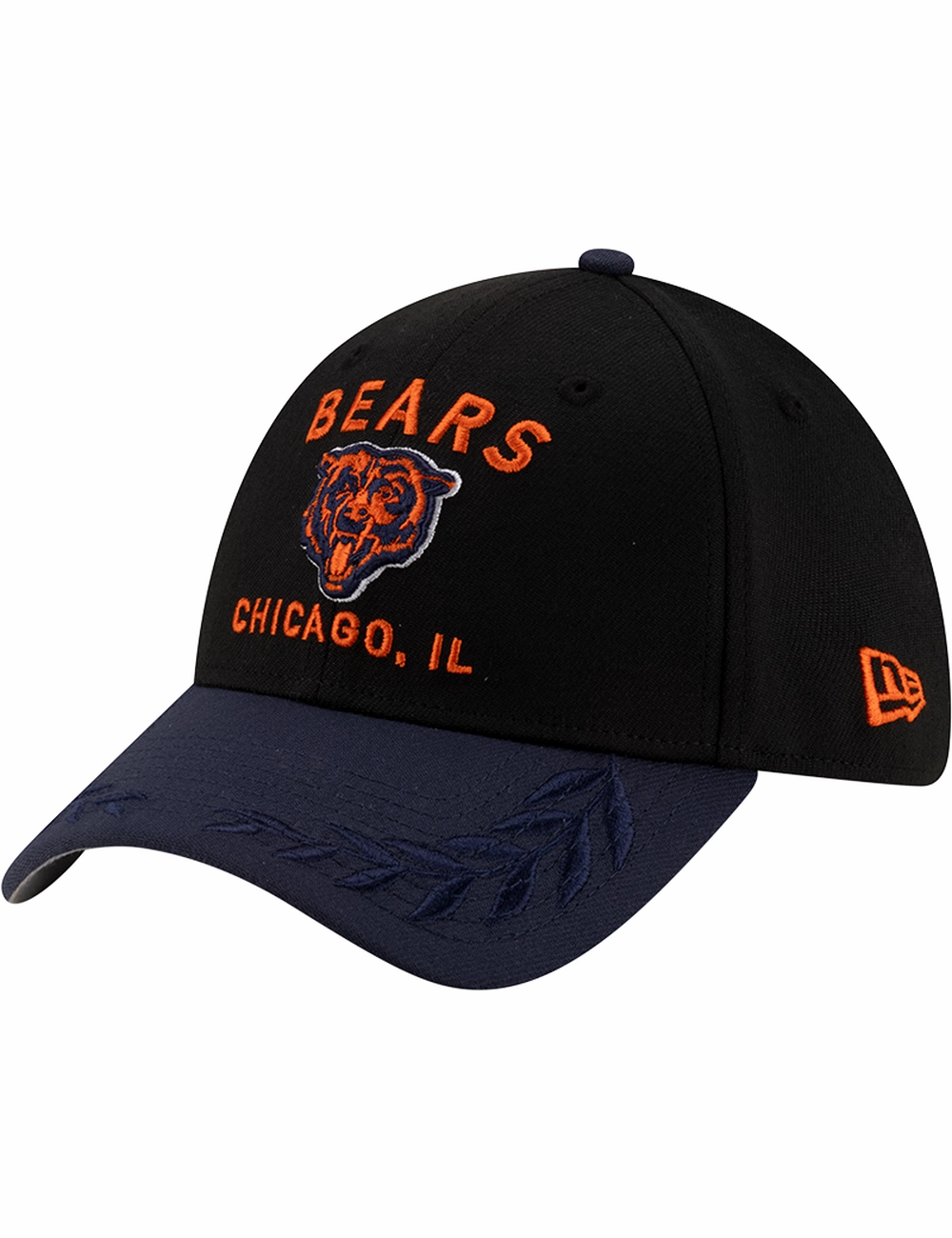 Chicago Bears New Era NFL 25 Draft 39THIRTY Stretch-Fit Hat - Black