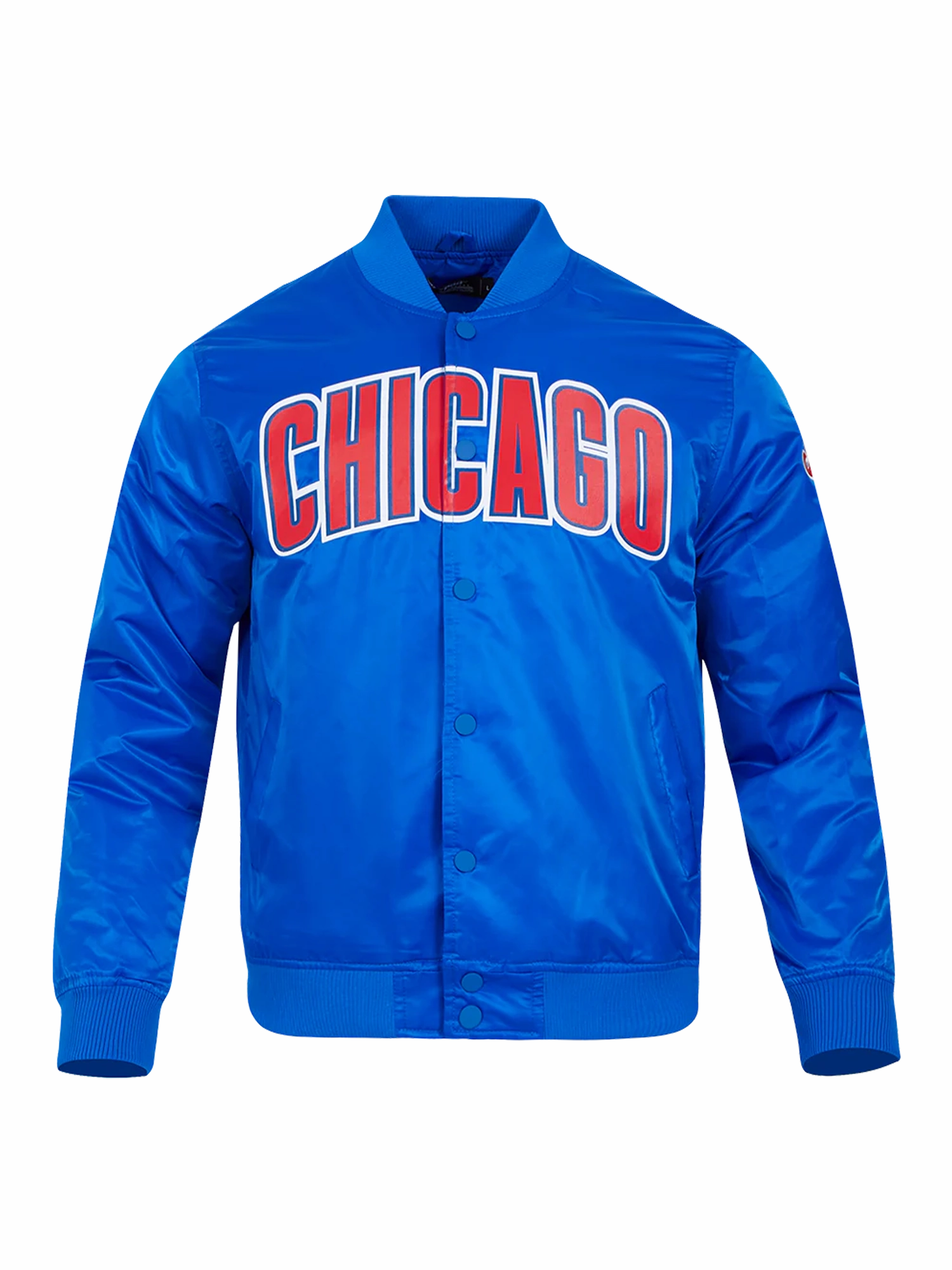Chicago Cubs Pro Standard MLB Team Classic Satin Button Jacket - Blue