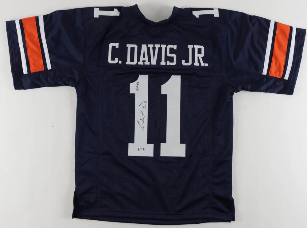 Chris Davis Jr. Signed Auburn Tigers Jersey Inscribed "Kick Six" (PSA COA)