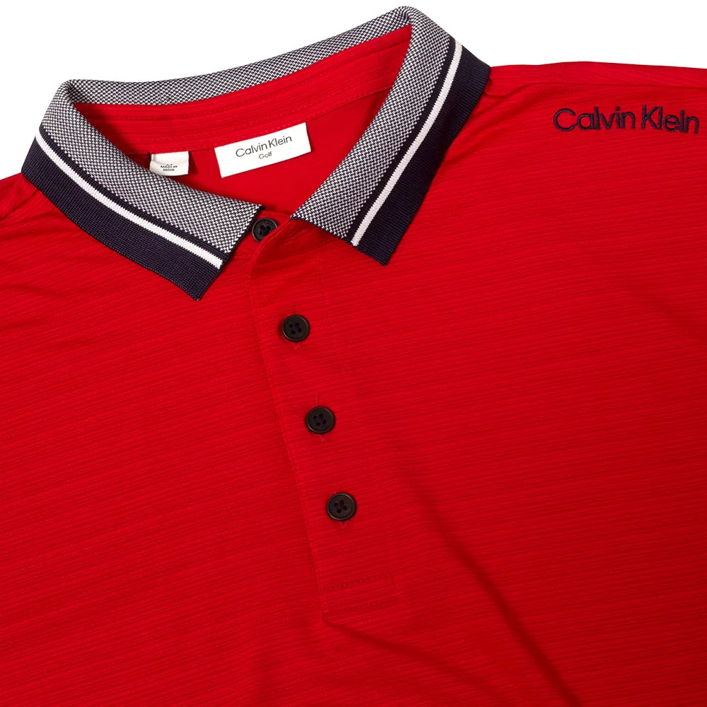 Break Boundaries Calvin Klein Parramore Polo Shirt - Red