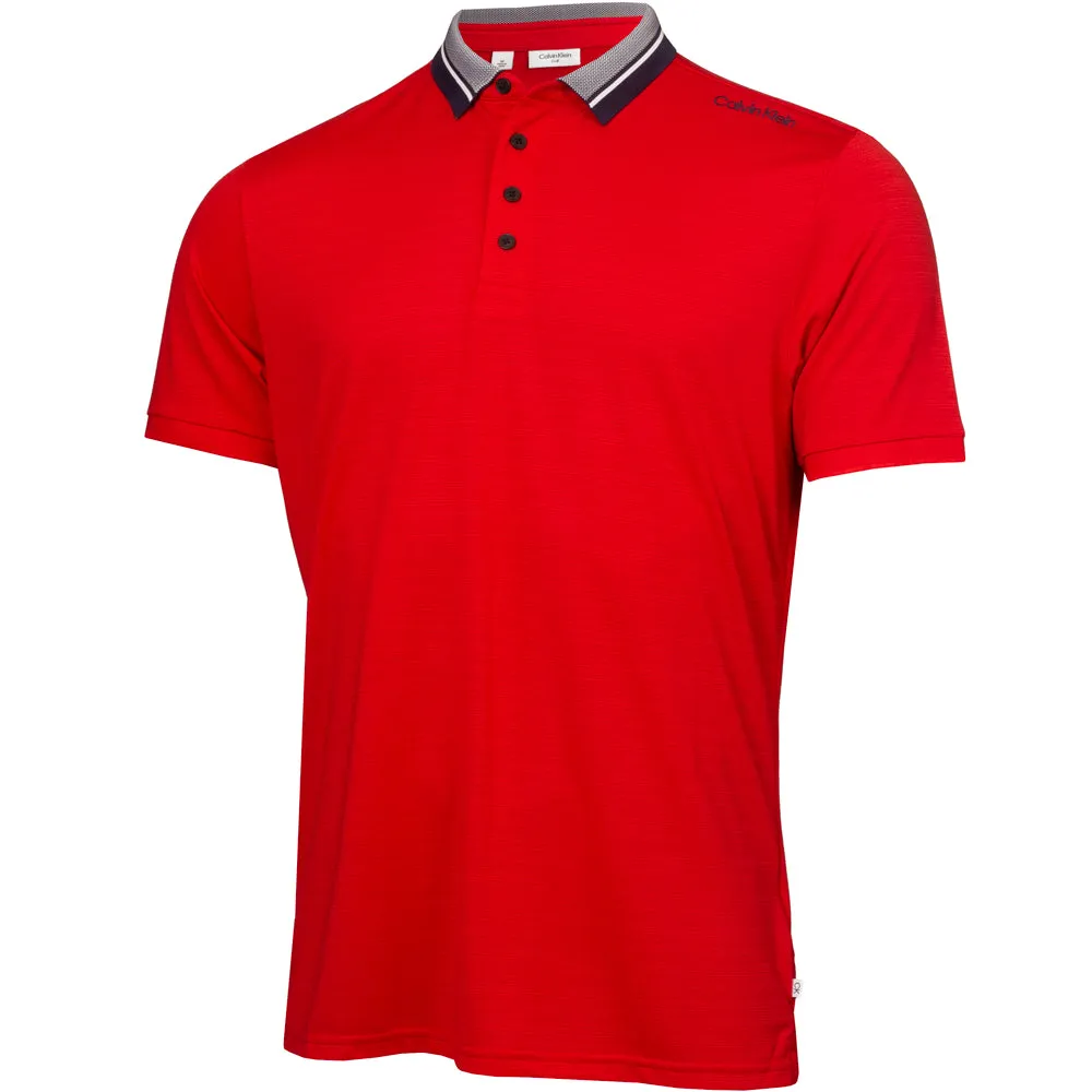 Christmas Day Sale Sweetest Day Sale Calvin Klein Parramore Polo Shirt - Red