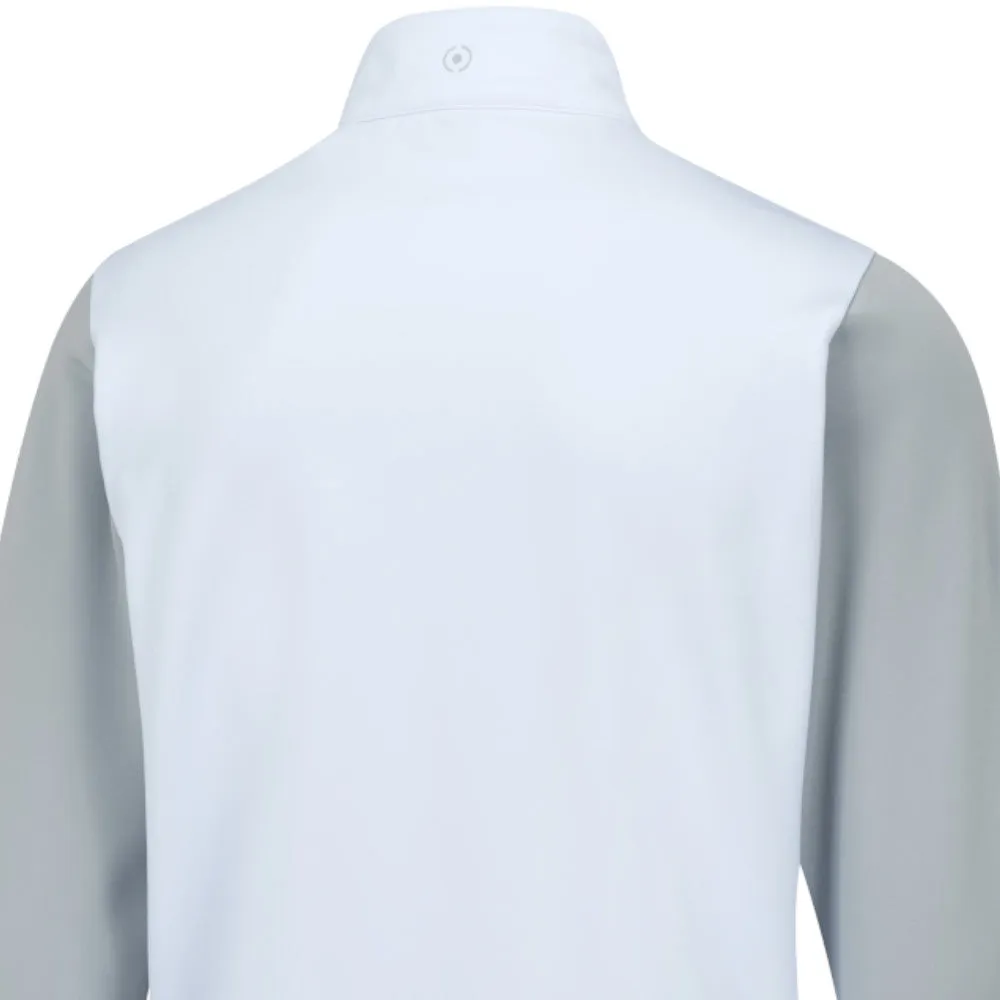 Power Every Step Ping Keon 1/2 Zip Pullover - White/Pearl Grey