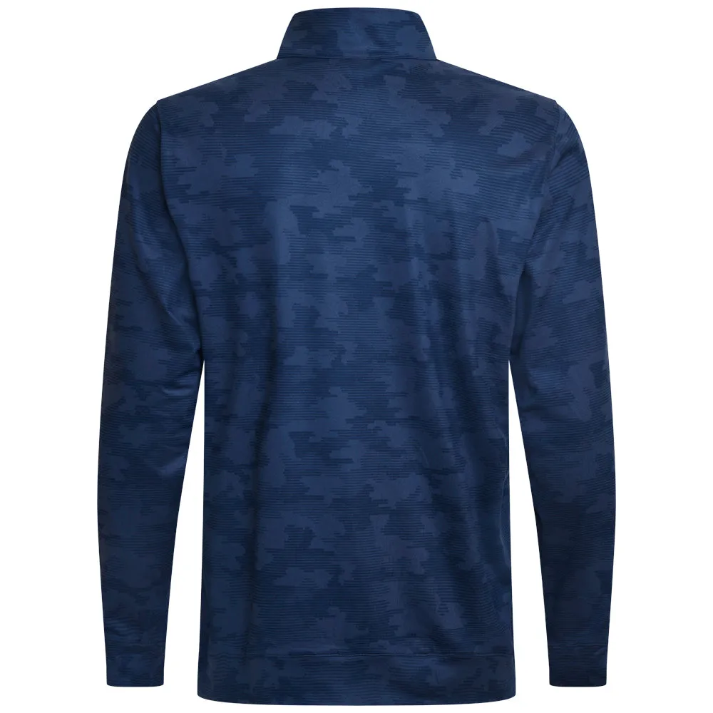 Biggest Sale of the Year Puma Cloudspun Camo 1/4 Zip Pullover - Deep Navy