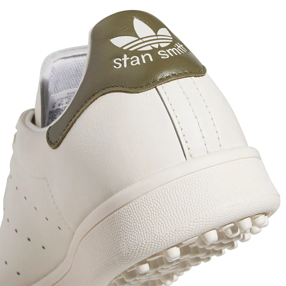 Adidas Golf Originals Stan Smith Spikeless Shoes - Off White/Olive Strada/Off White Engineered for Speed