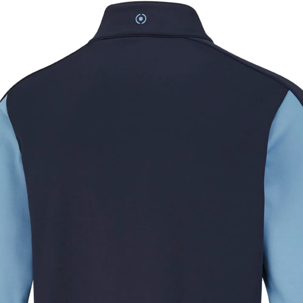 Exclusive Deal Break Boundaries Ping Murrey 1/4 Zip Midlayer - Navy/Stone Blue
