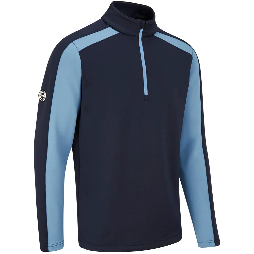 Rise Every Time Unleash Your Power Ping Murrey 1/4 Zip Midlayer - Navy/Stone Blue