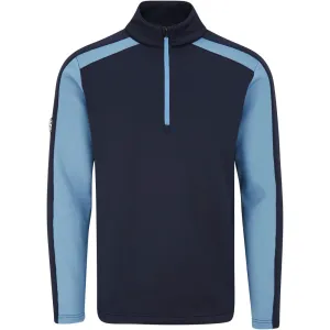 Big Savings Christmas Eve Sale Ping Murrey 1/4 Zip Midlayer - Navy/Stone Blue