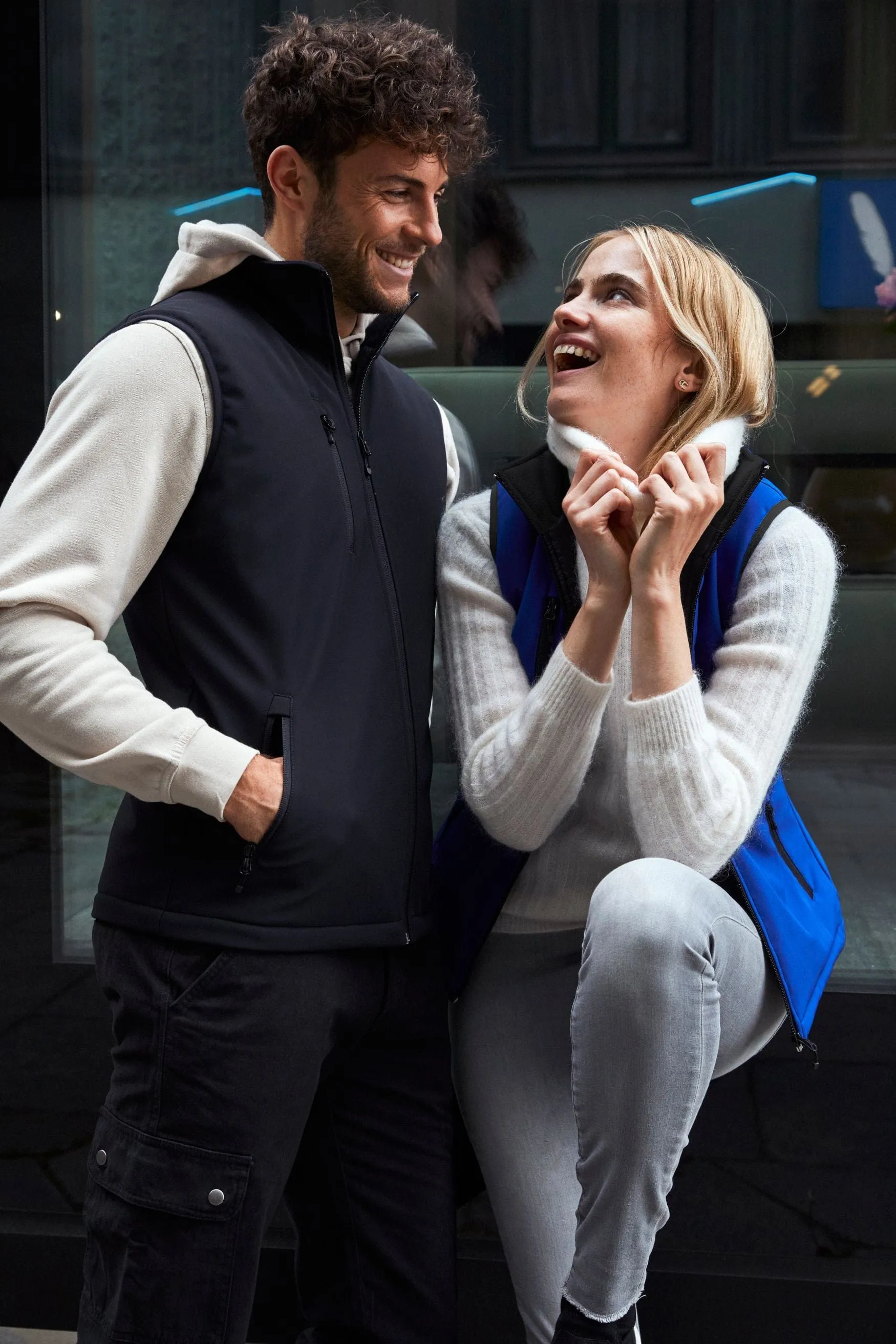 Clique By Cutter & Buck - Men'S Equinox Insulated Softshell Vest Never Just Walk Unleash Your Power