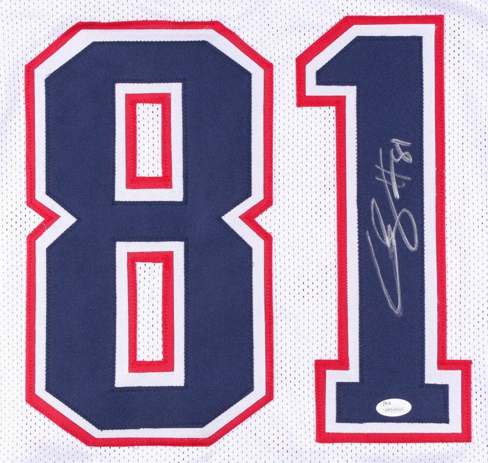 Cody Hollister Signed Patriots Jersey (JSA COA) New England Back Up Wide Out