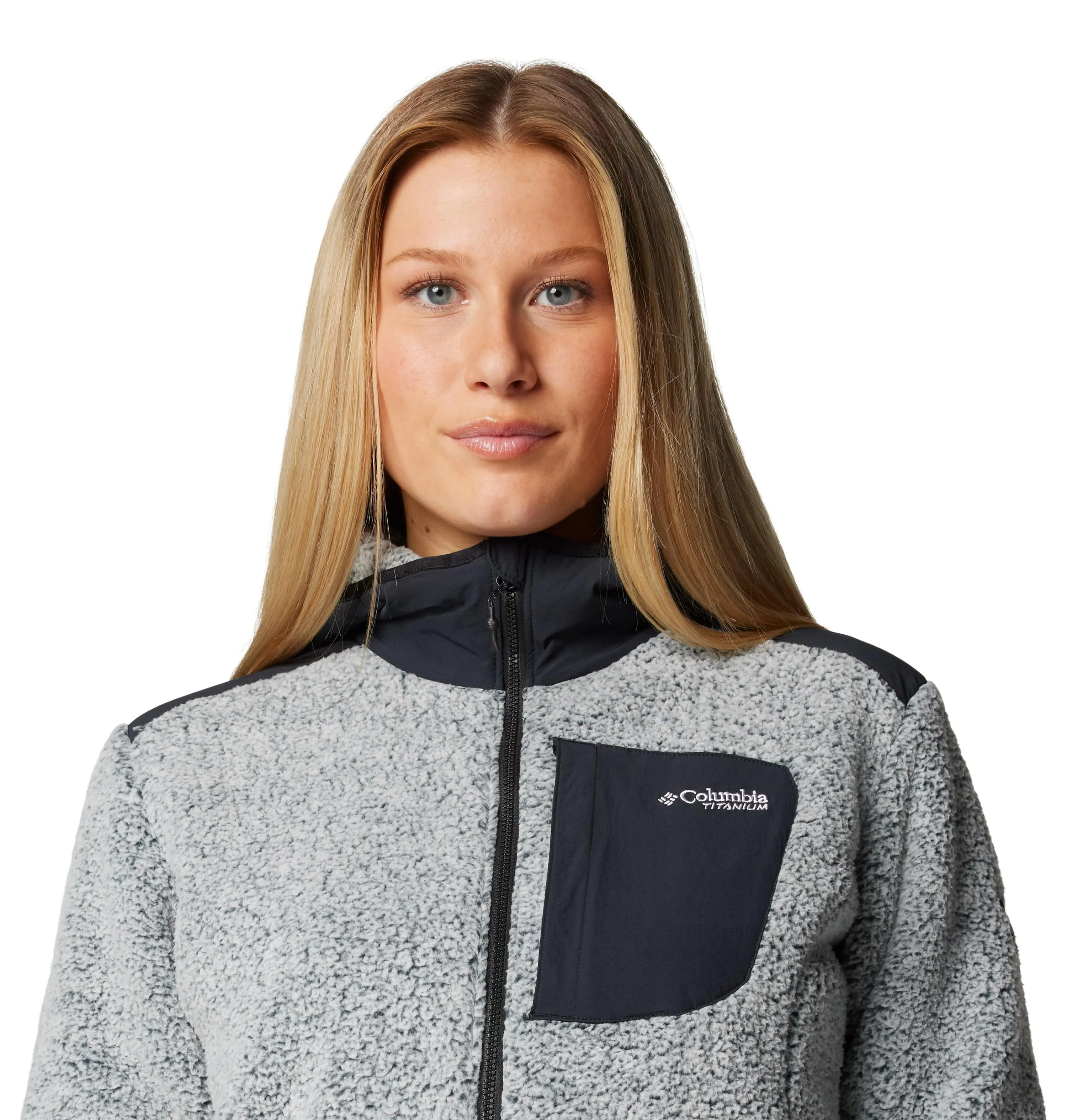Own the Vibe Steal Columbia - Women'S Arctic Crest Sherpa Full Zip Fleece Jacket
