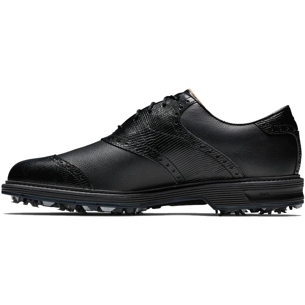 Footjoy Premiere Series Wilcox Spiked Waterproof Shoes - Black Easter Sale Made to Turn Heads