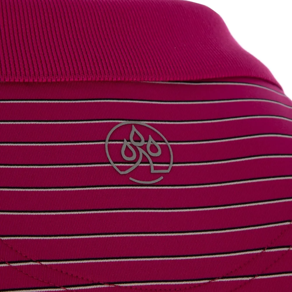 Great Value Proquip Pro Tech Feeder Stripe Polo Shirt - Fuchsia