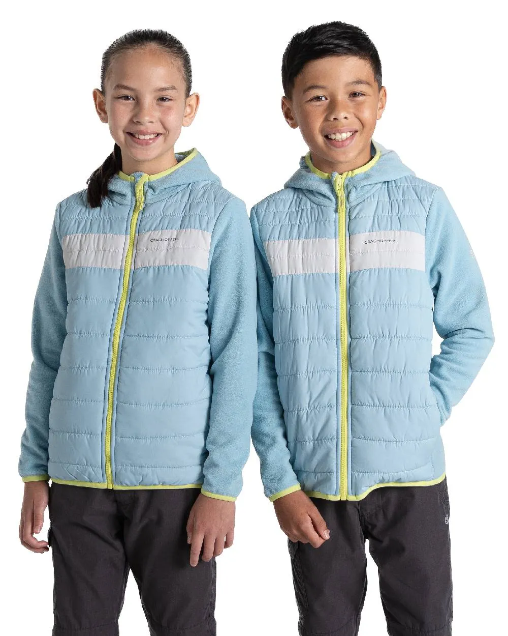 Craghoppers Childrens Arklow Hybrid Jacket Walking Fleece Jackets