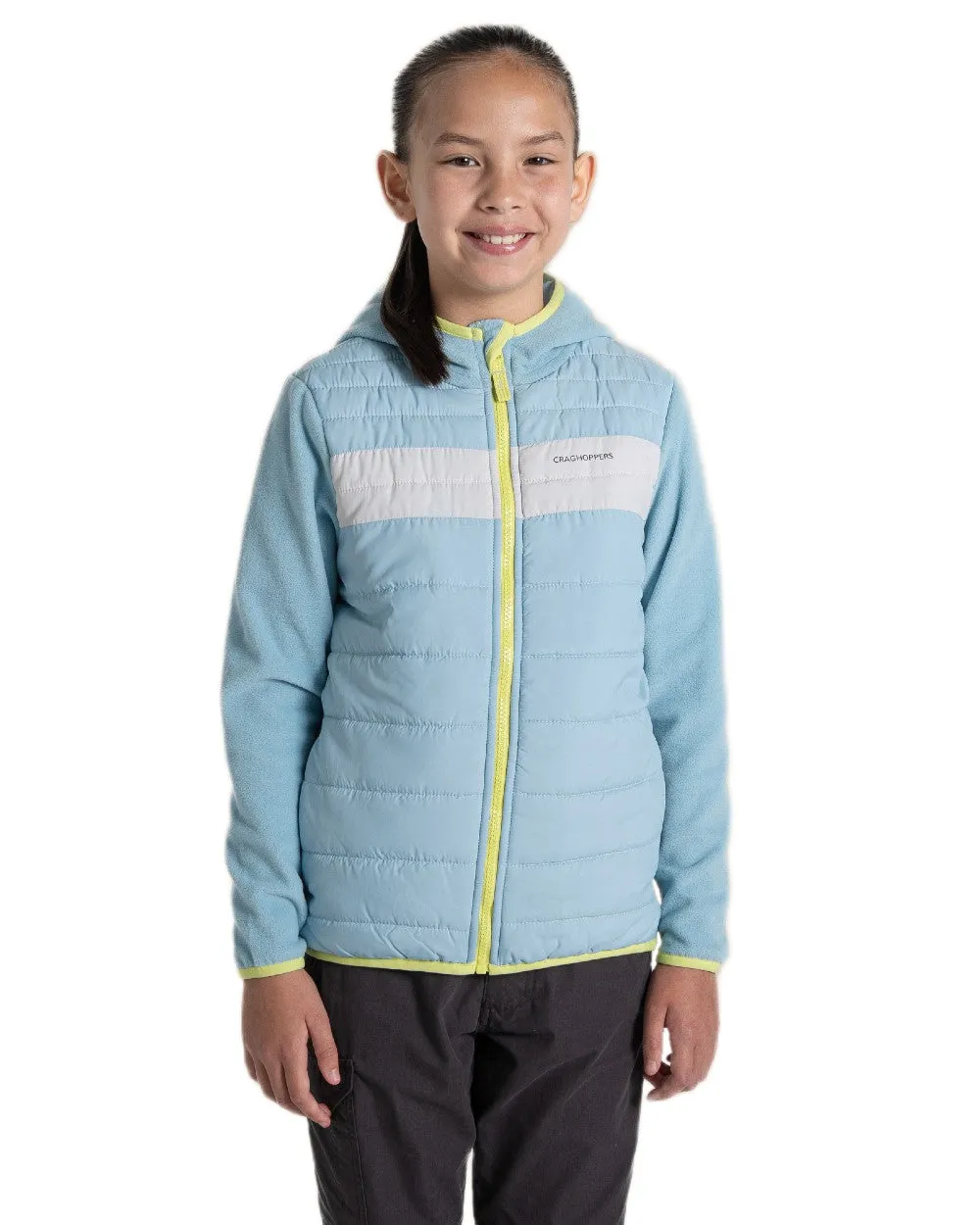 Craghoppers Childrens Arklow Hybrid Jacket Walking Fleece Jackets