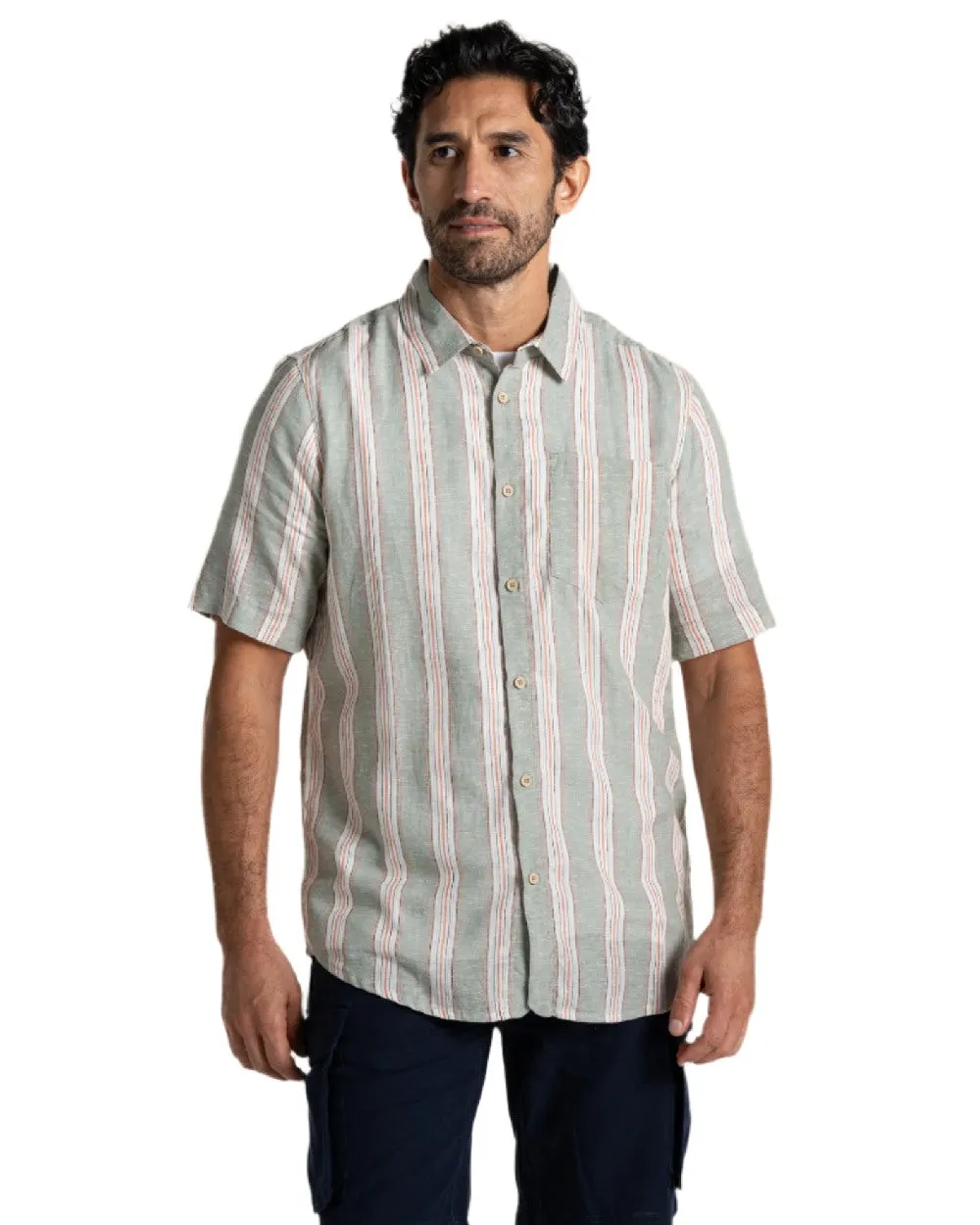 Craghoppers Mens Argino Short Sleeved Shirt Short Sleeve Button Shirts