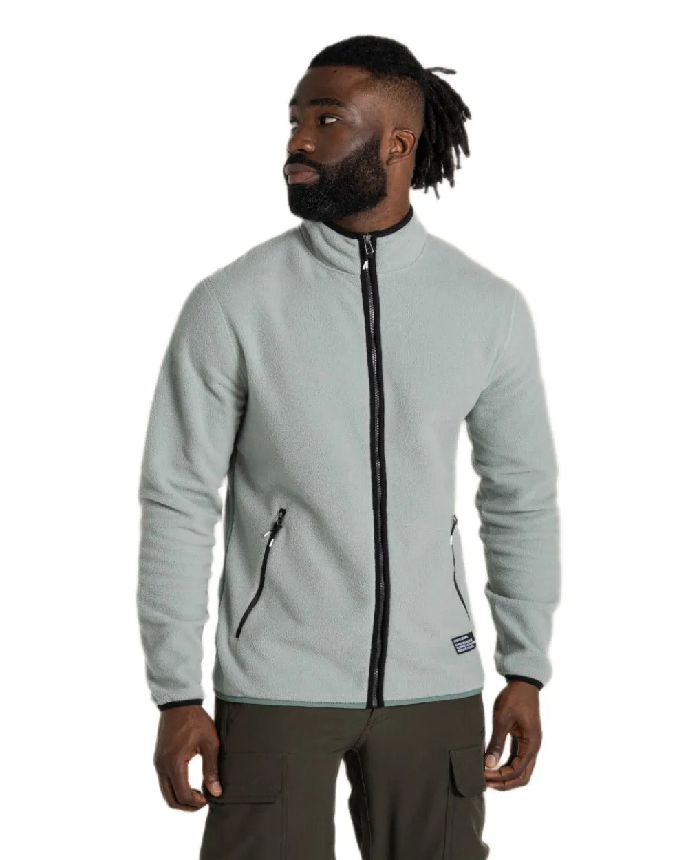 Craghoppers Mens CO2 Renu Full Zip Fleece Jacket Walking Fleece Jackets