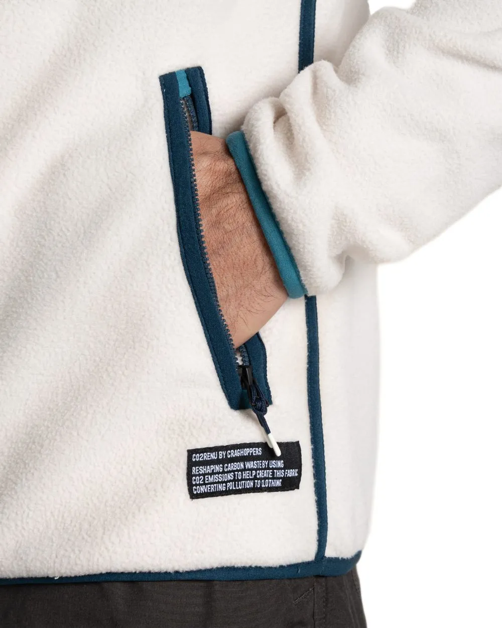 Craghoppers Mens CO2 Renu Half Zip Fleece Walking Fleece Jackets