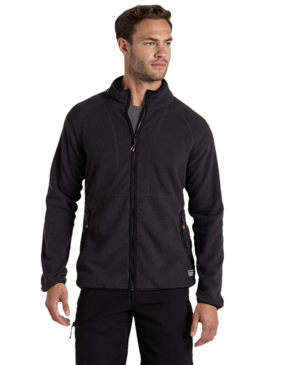 Craghoppers Mens CO2Renu II Full Zip Fleece Jacket Cotton Polo Shirts Men