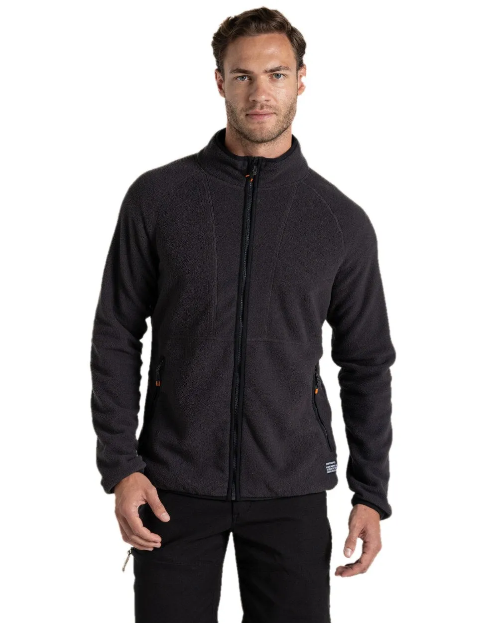 Craghoppers Mens CO2Renu II Full Zip Fleece Jacket Cotton Polo Shirts Men