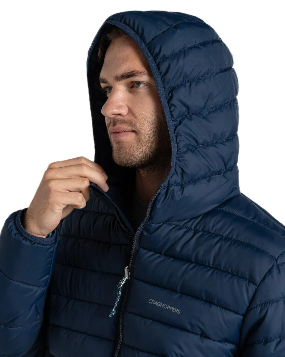 Craghoppers Mens Compresslite IX Hooded Insulating Jacket Hiking Waterproof Jackets