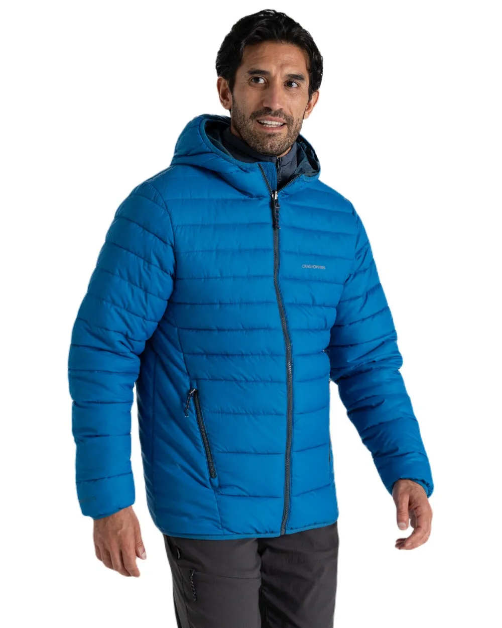 Craghoppers Mens Compresslite IX Hooded Insulating Jacket Hiking Waterproof Jackets