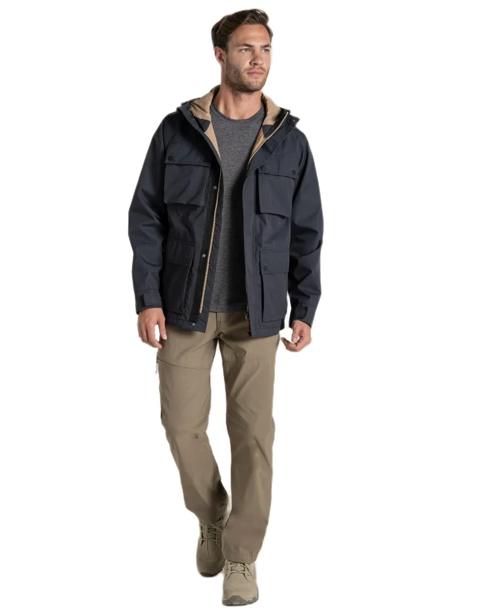 Craghoppers Mens Hartley Waterproof Jacket Waterproof Windbreaker Men