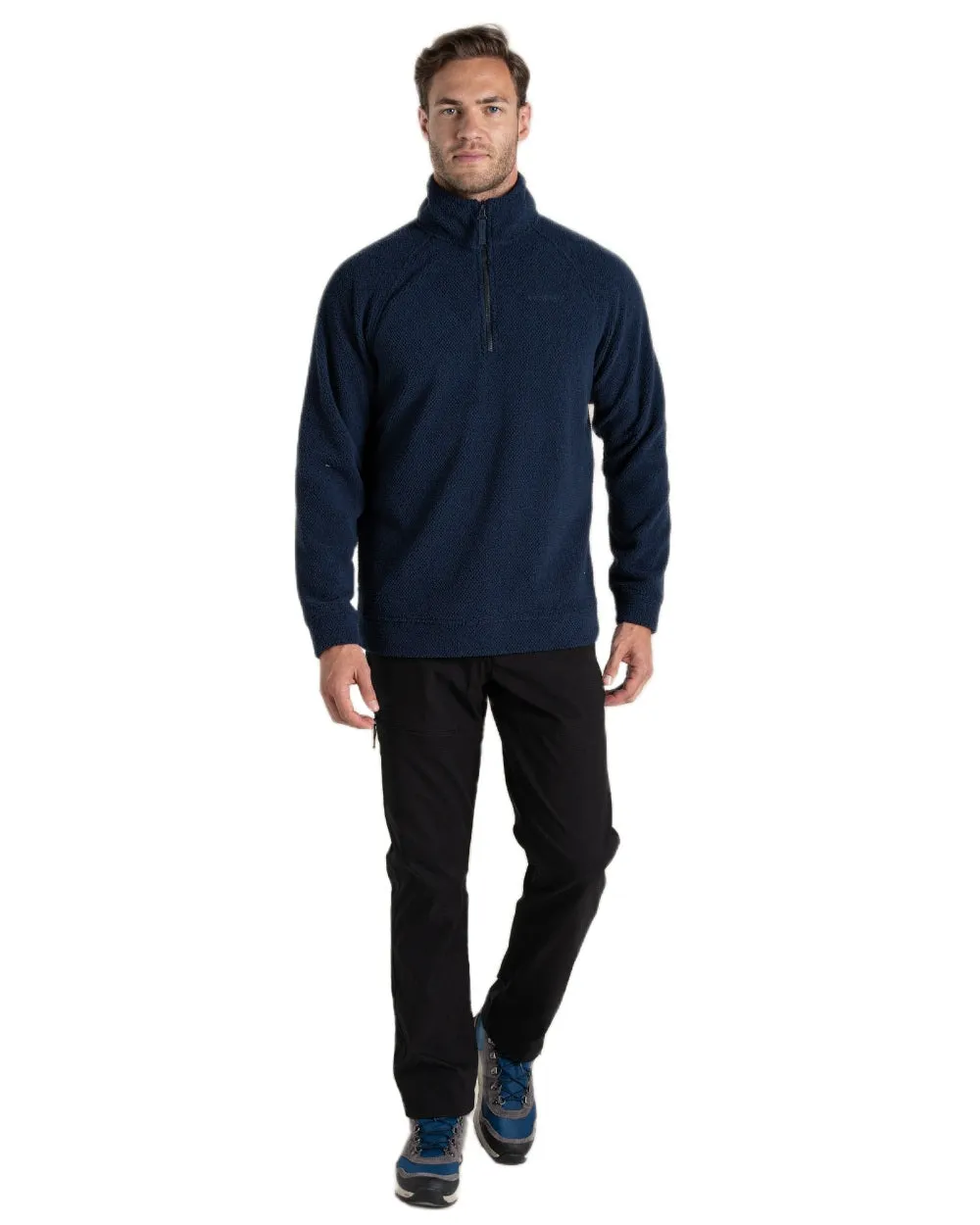 Craghoppers Mens Karlton Half Zip Fleece Jacket Winter Flannel Shirts