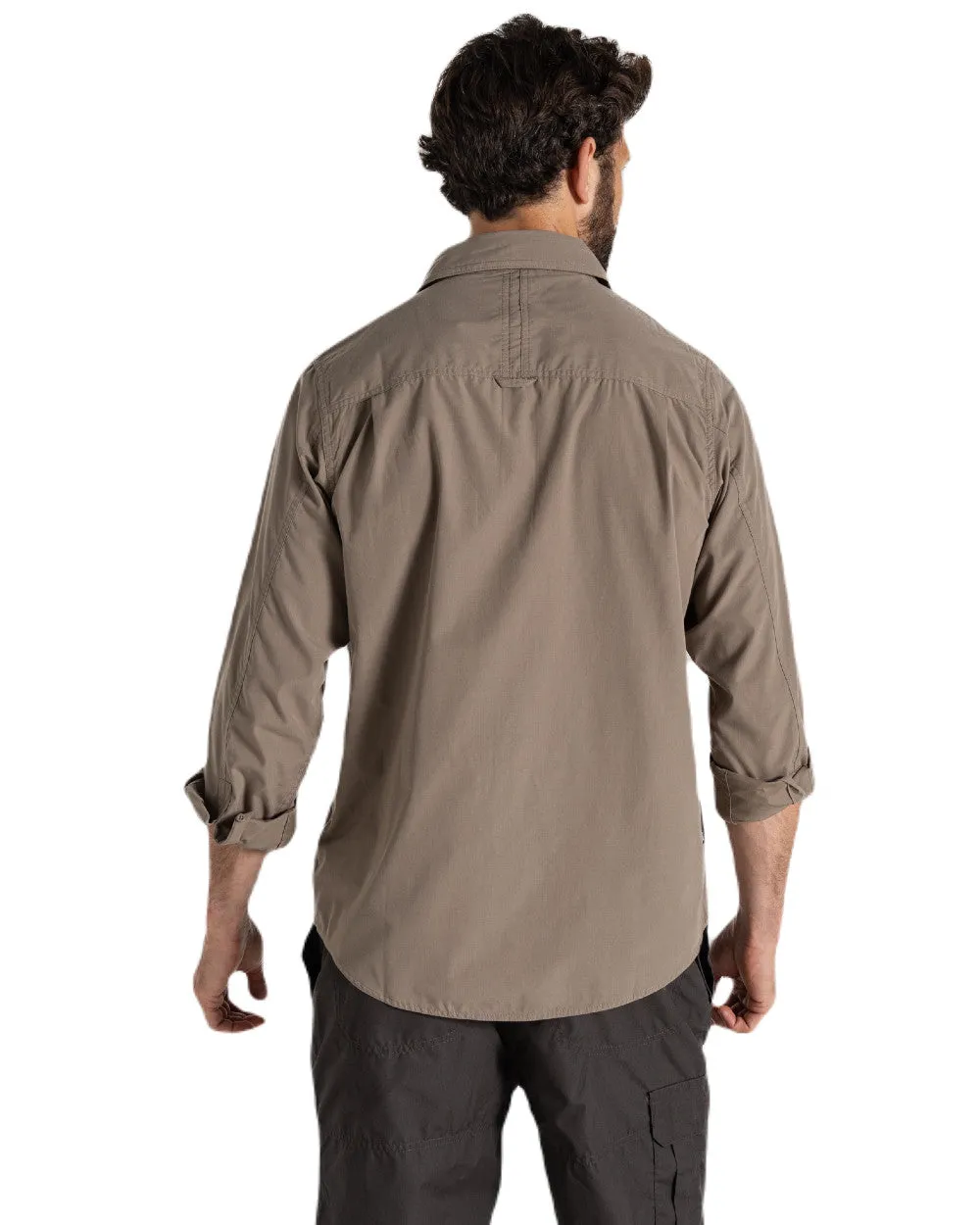 Craghoppers Mens Kiwi Long Sleeved Shirt Workwear Button Shirts