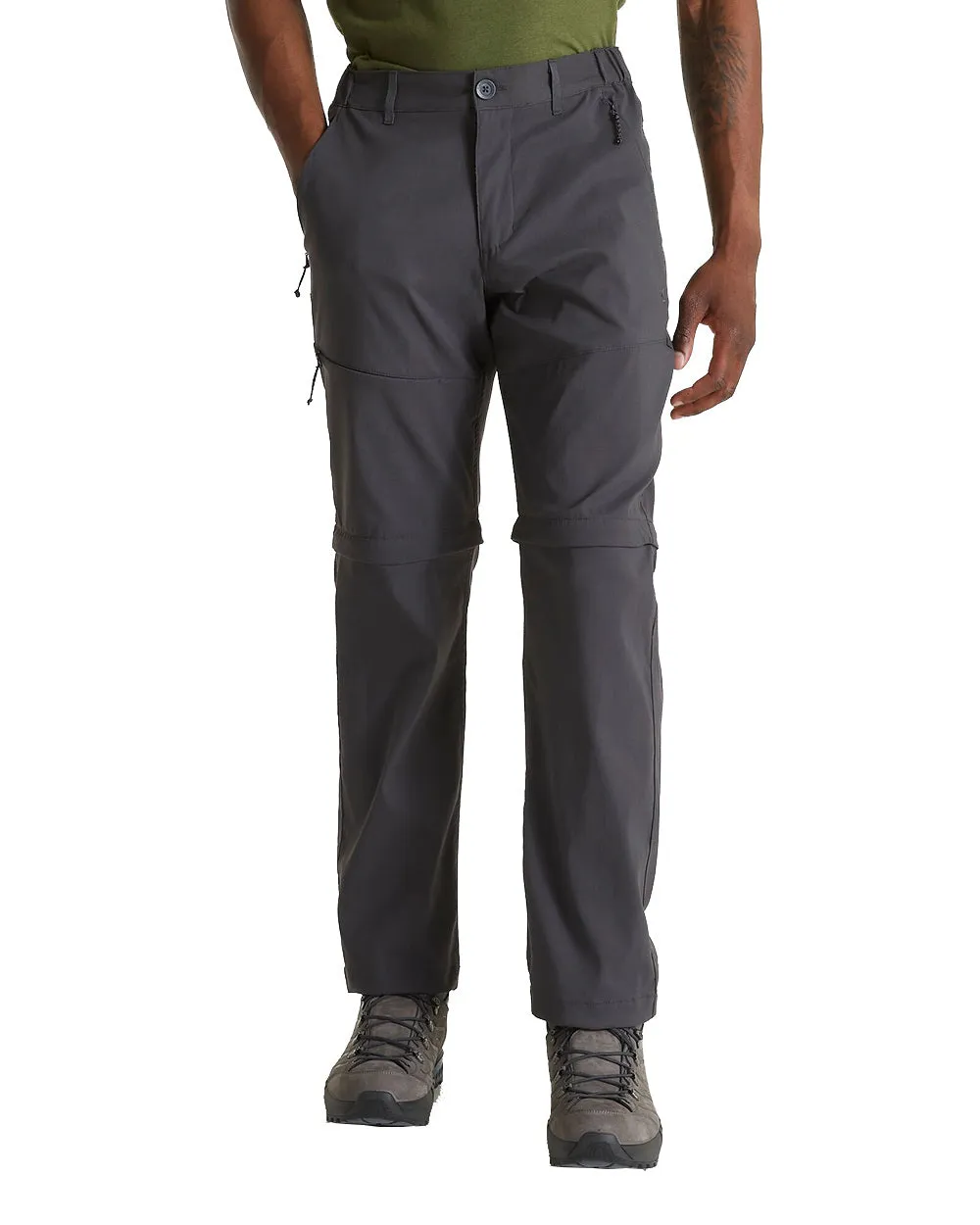 Craghoppers Mens Kiwi Pro II Convertible Trousers Summer Cargo Shorts Men