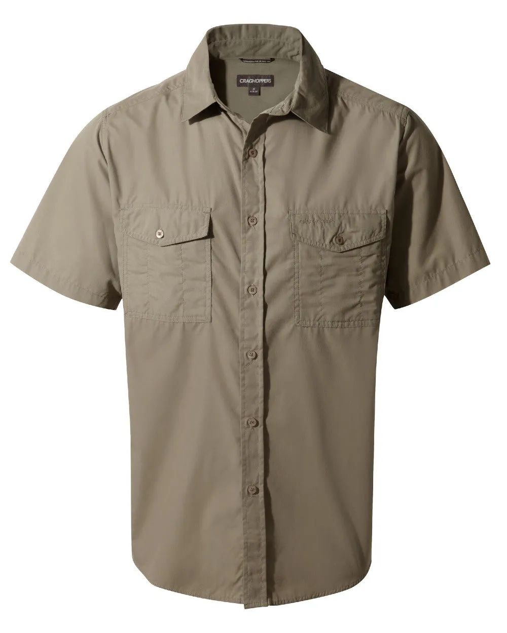 Craghoppers Mens Kiwi Short Sleeved Shirt Farm Duty Flannel Shirts