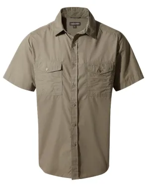 Craghoppers Mens Kiwi Short Sleeved Shirt Quick-Dry Hiking Shirts