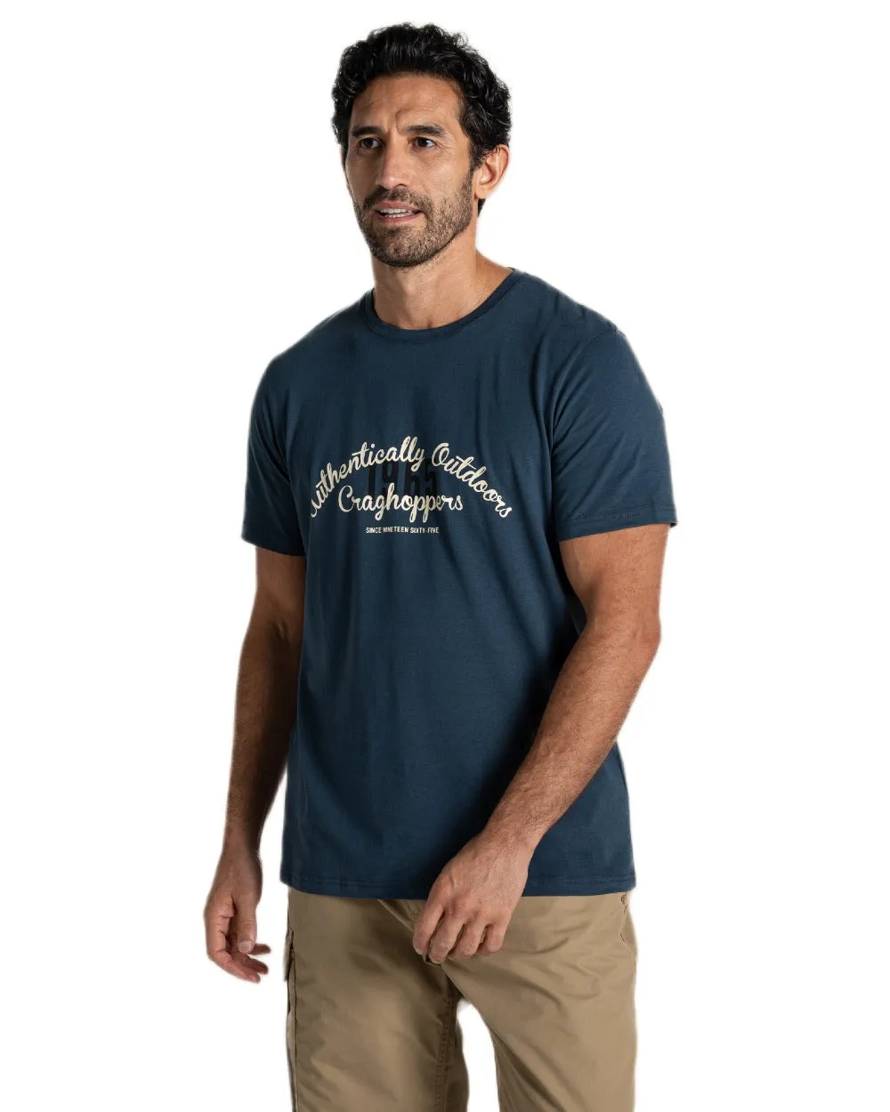 Craghoppers Mens Lucent II Short Sleeved T-Shirt Classic Fit T-Shirts Men